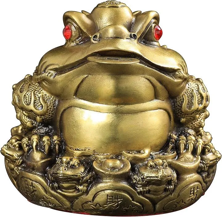 【金・財・商売・子宝・安産】三脚蛙・銭蛙⭐️ゴールドルチル・ライモナイト入⭐️R20 2025年最新】三脚銭蛙の人気アイテム - メルカリ