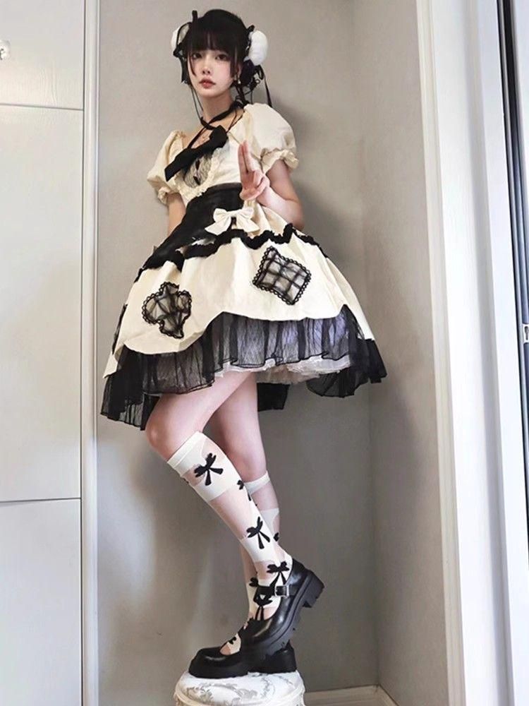 LT-41 豪華姫系 lolita 可愛 レトロ風 オリジナル 洋服 ロリータ