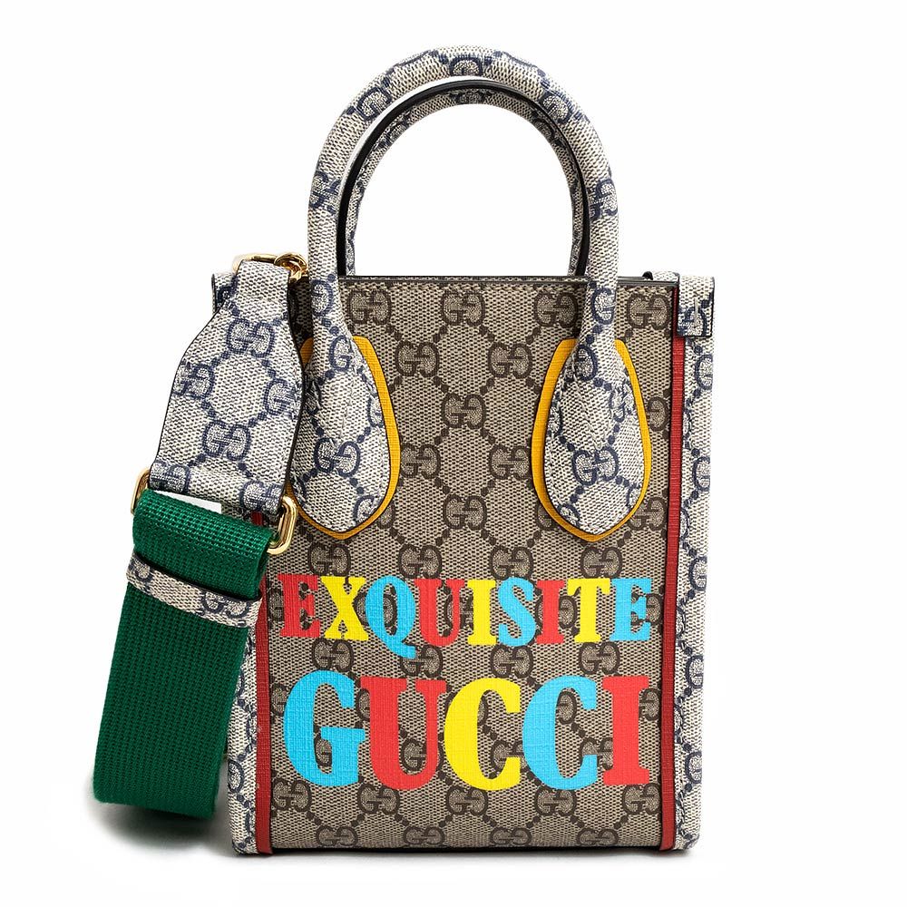 Gucci インターロッキングG ミニトートバッグ ネイビー ショルダー