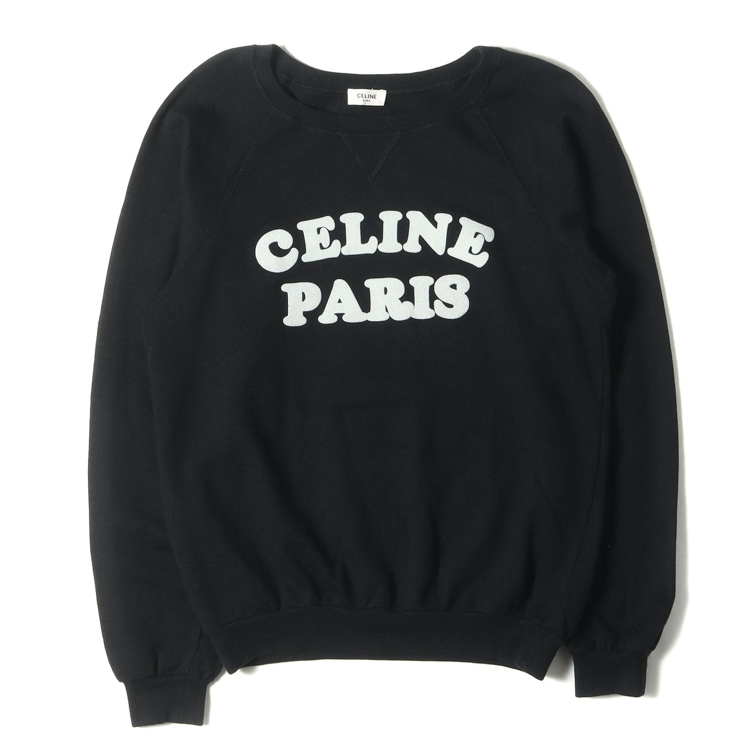 セリーヌ　ポロトレーナー CELINE - セリーヌ 日本製 長袖 スウェット トレーナー L ベージュ