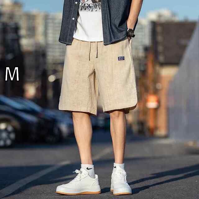 [M]アジアンテイスト 衣装 メンズ ファッション 服 用 オシャレ シンプル 大人 かっこいい 大きいサイズ ストリート 紳士服 リネン パンツ 夏 コットン アジアンテイスト ラージ カジュアル ストレート