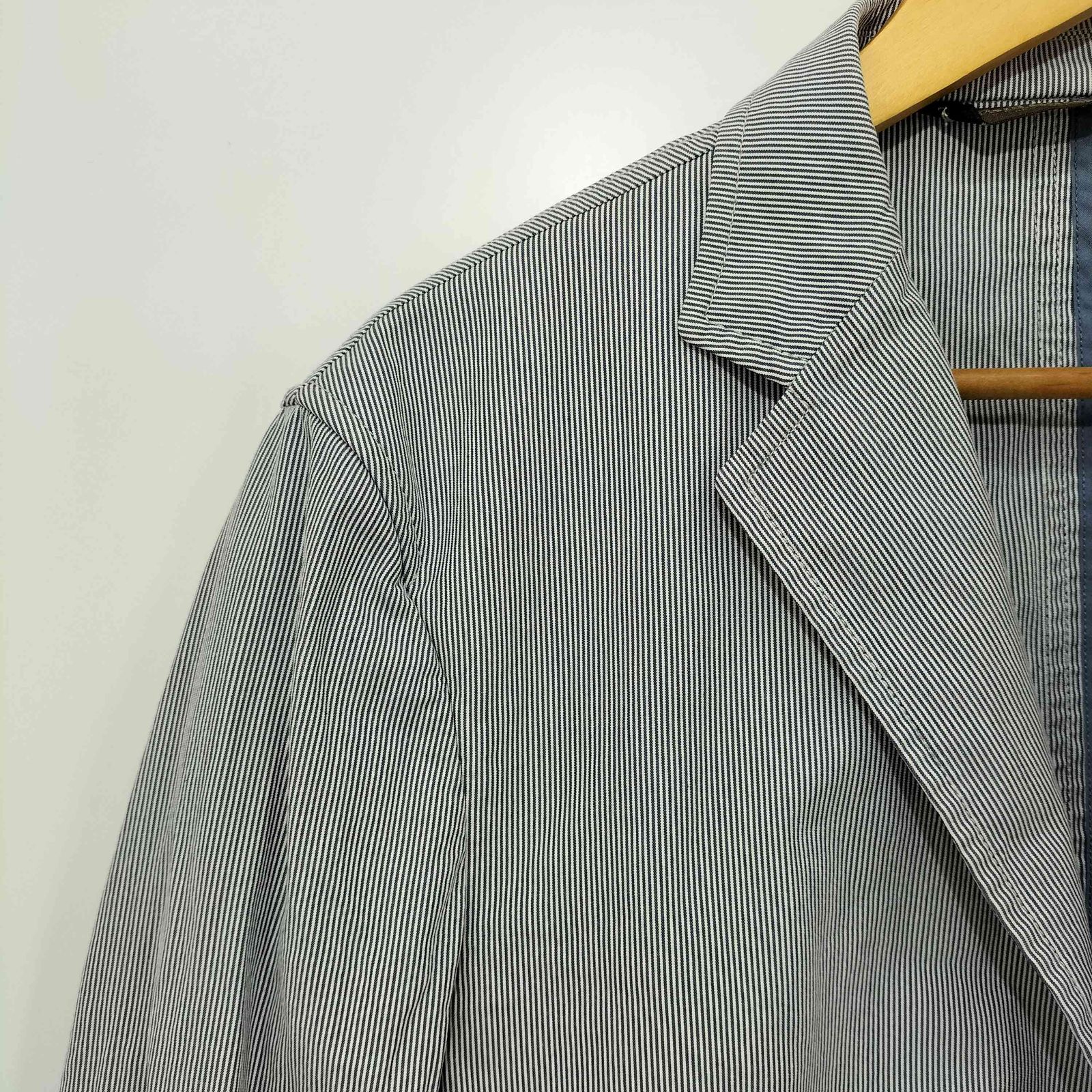 ◆美品◆ Paul stuart テーラードジャケット 紳士服 ストライプ柄 ポールスチュアート Paul Stuart ストライプ テーラード