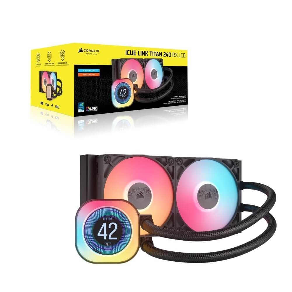 Corsair iCUE LINK TITAN 240 RX RGB LCD