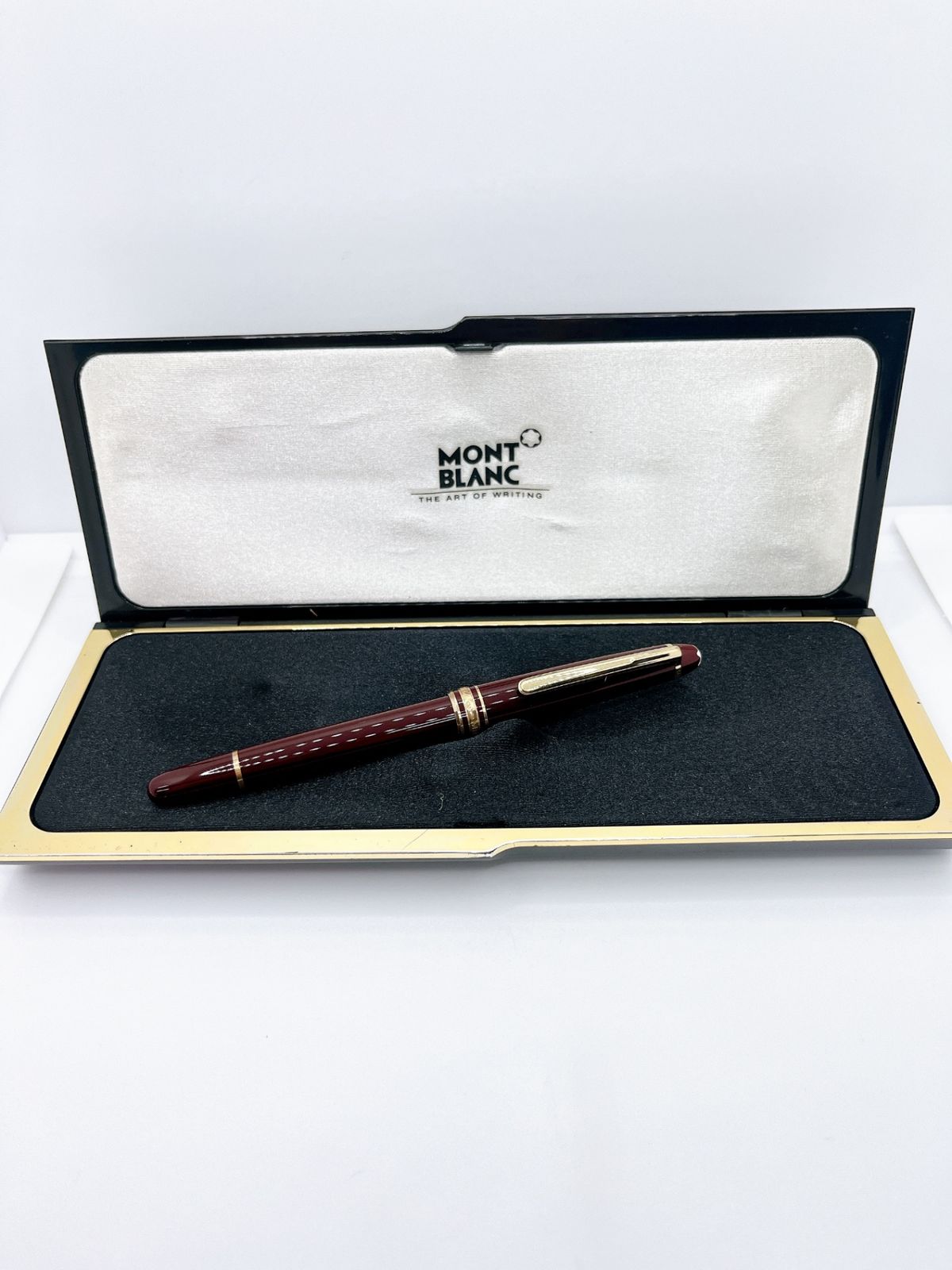 ★MONTBLANC／モンブラン★マイスターシュテュック★ゴールド★レジン★ローラーボール★ ☆訳あり特価☆ MONTBLANC モンブラン ボールペン マイスターシュ