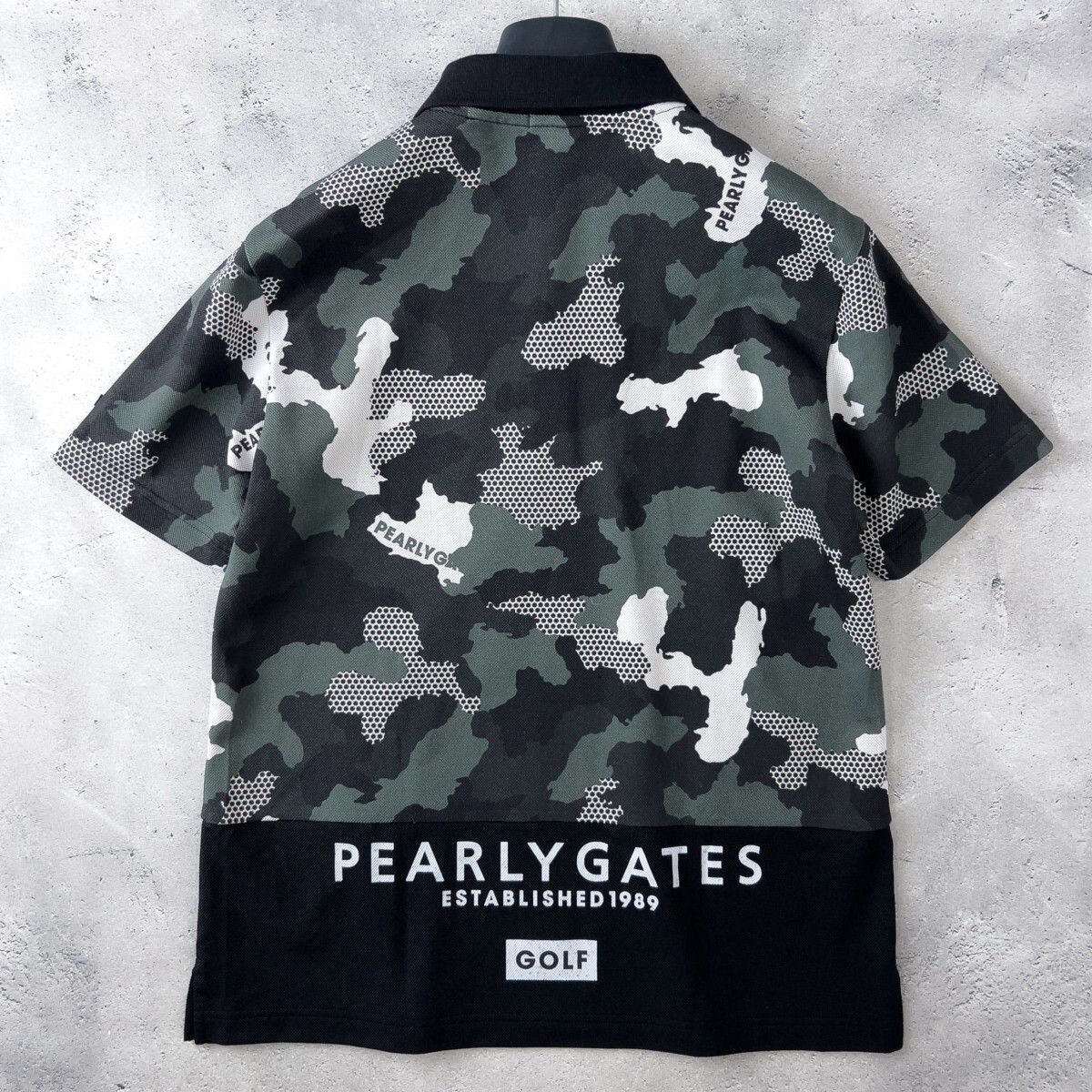 美品 PEARLY GATES パーリーゲイツ 吸水速乾 ストレッチ 半袖