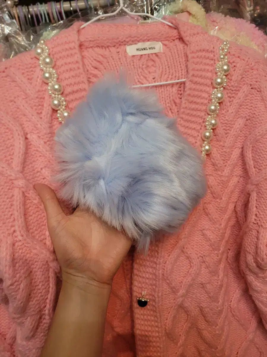 ボリューム感のあるブルーファーSET セット