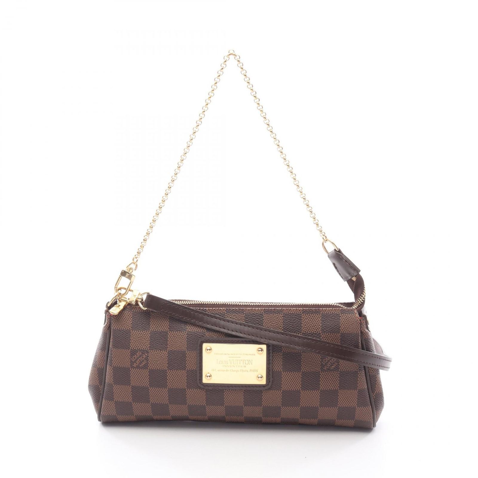 ルイ ヴィトン LOUIS VUITTON ハンドバッグ エヴァ N55213 PVCコーティングキャンバス レザー エヴァ レディース Used B