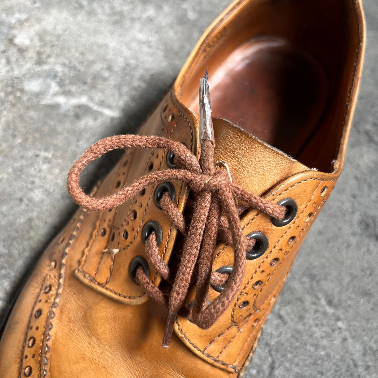 Tricker's BOURTON 5633/4 7.5 ウイングチップ ブラウン Tricker's BOURTON 5633/4 7.5 ウイングチップ ブラウン