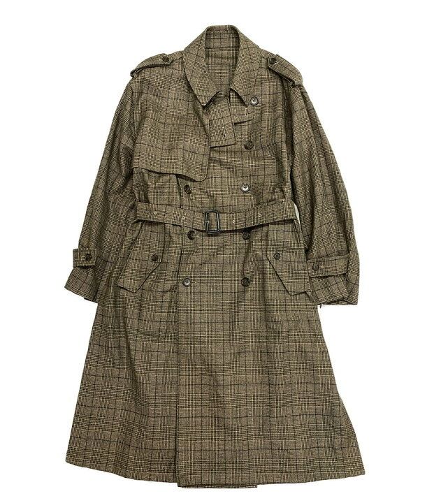 22AW STEIN oversized trench coatオーバーサイズドダブルラペルドトレンチコート シュタイン