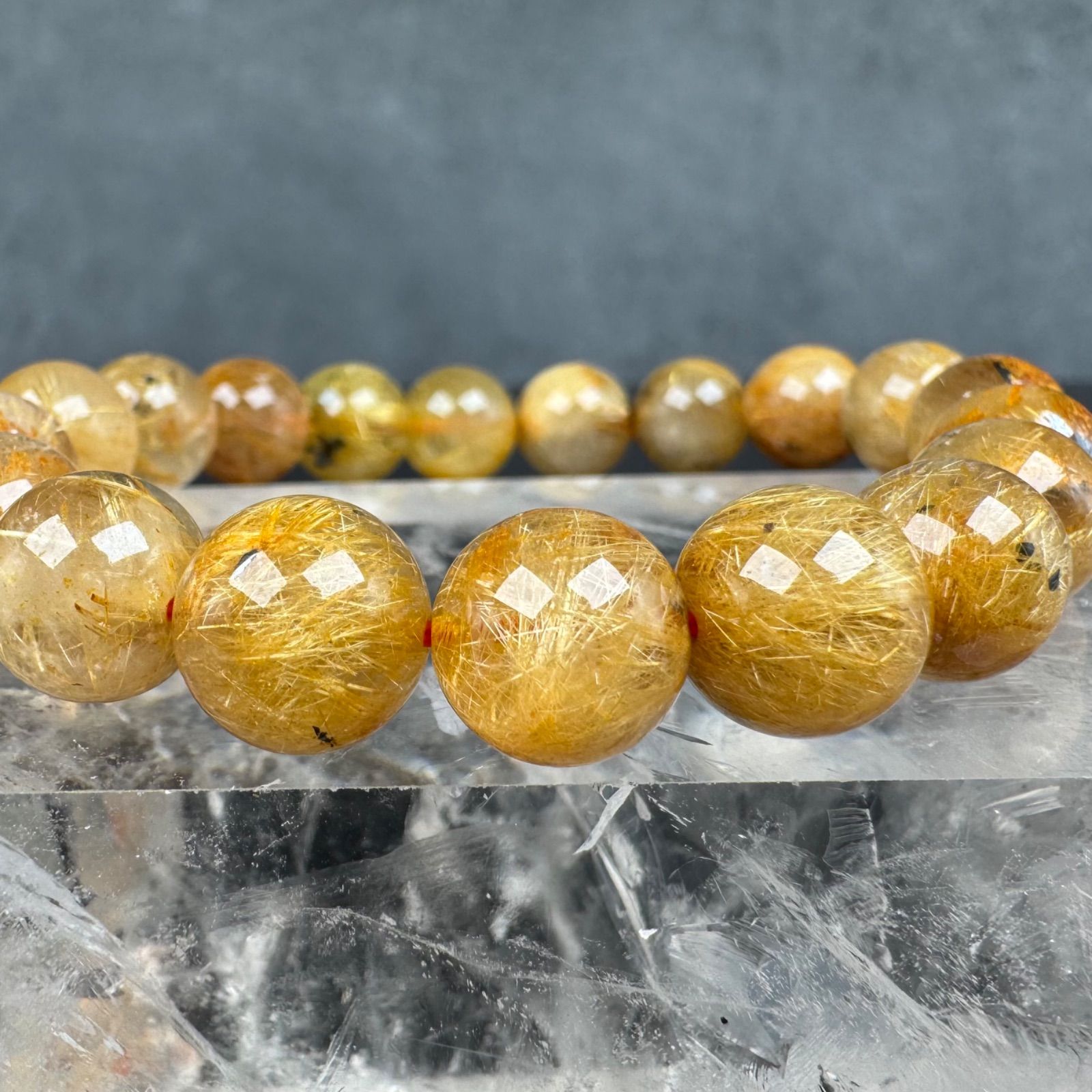 ◇少量限定！お買い得グレード◇力強い雷神ルチル◇迫力満点の太針◇母  