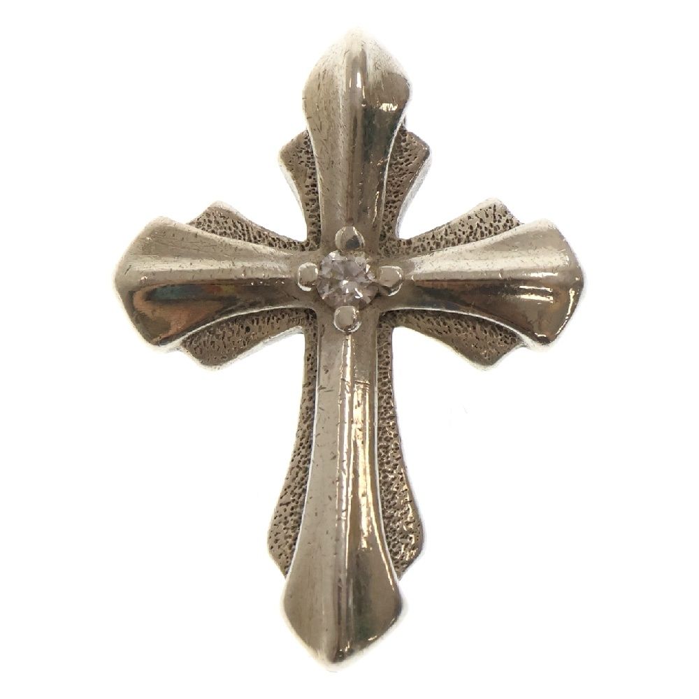 Bill Wall Leather/BWL ビルウォールレザー CROSS PENDANT w/STONE クロスペンダント ネックレストップ ストーン シルバー PS904S Bill Wall Leather/BWL (ビルウォールレザー) CROSS PENDANT w/STONE
