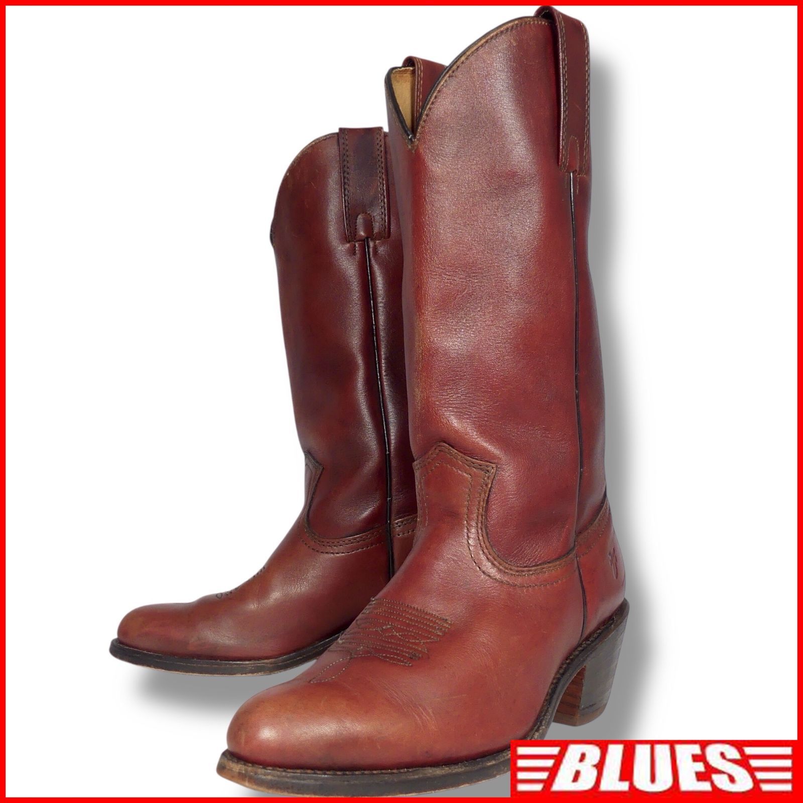 FRYE フライ ウエスタンブーツ 26.5 ロング USA製 8.5 EE メンズ
