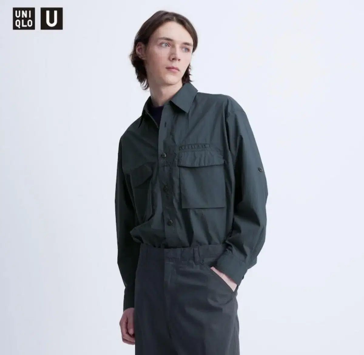 XS UNIQLO ユニクロ U ユーティリティ オーバーシャツ