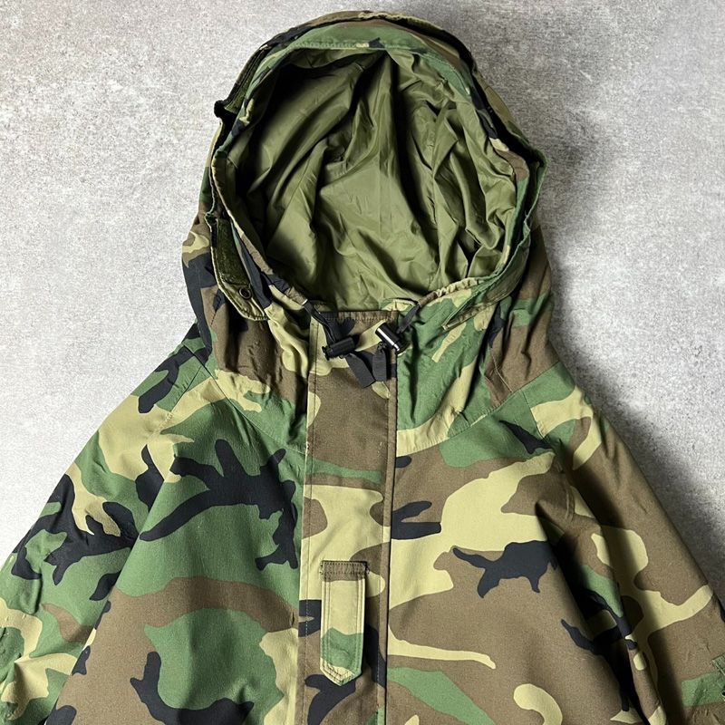 90s US ARMY 米軍実物 ECWCS 1st Gen 後期 ウッドランド カモ