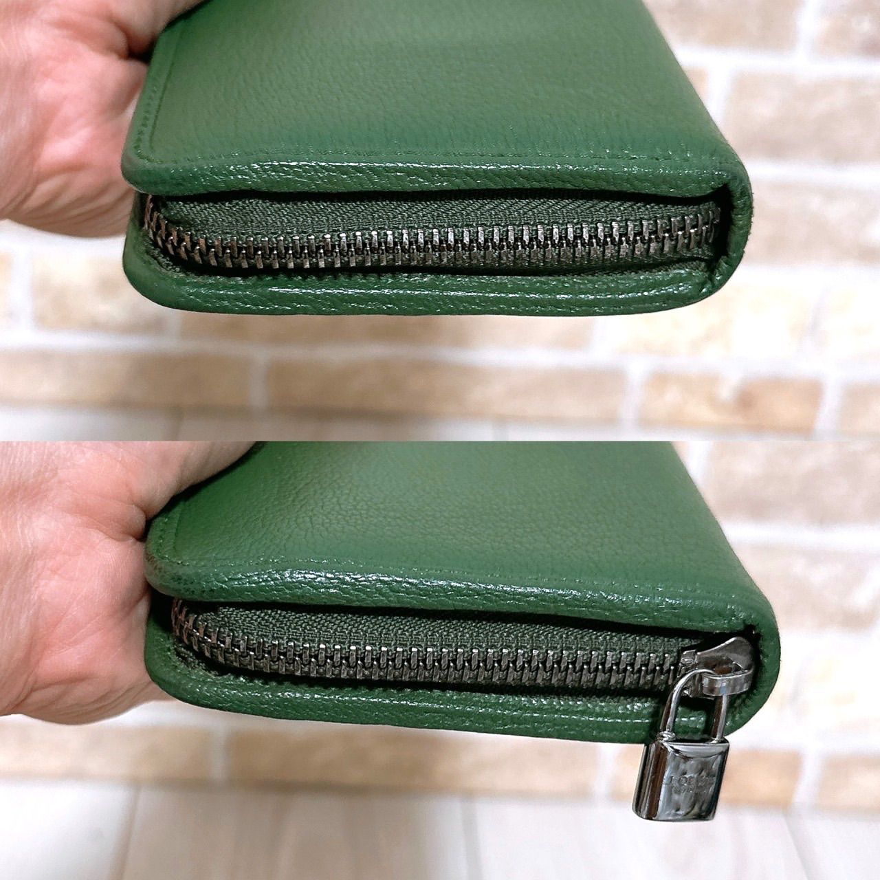 美品》LOEWE(ロエベ) 長財布 ラウンドファスナー - メルカリ