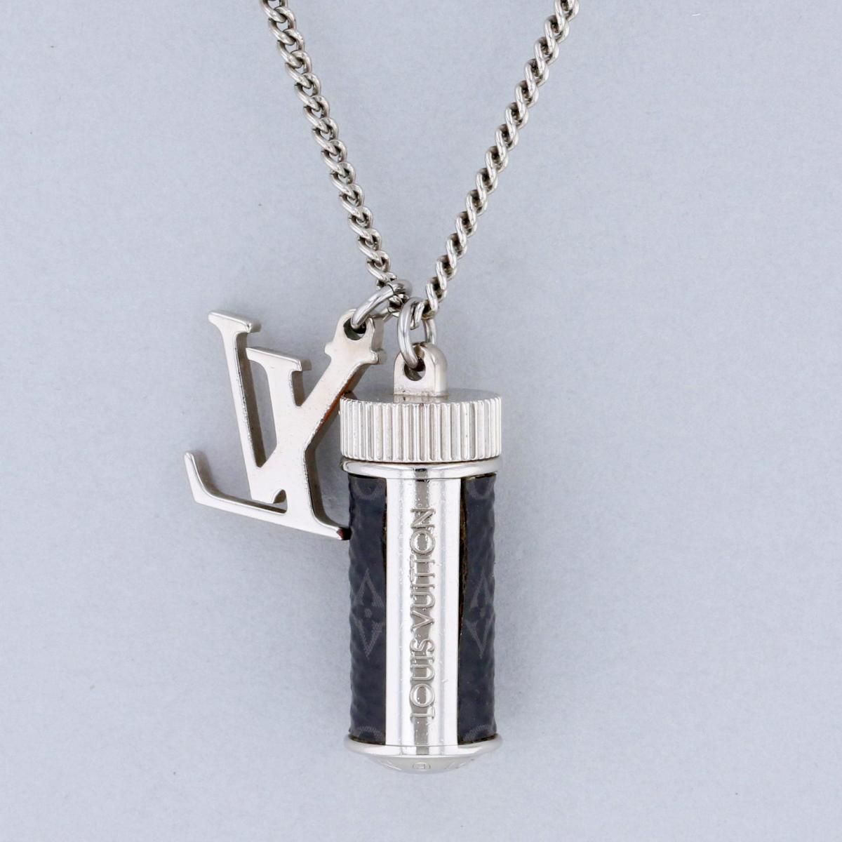 未使用級 ルイヴィトン ネックレス　チャームズ モノグラム　M63641 LOUIS VUITTON ルイ ヴィトン モノグラム エクリプス コリエ