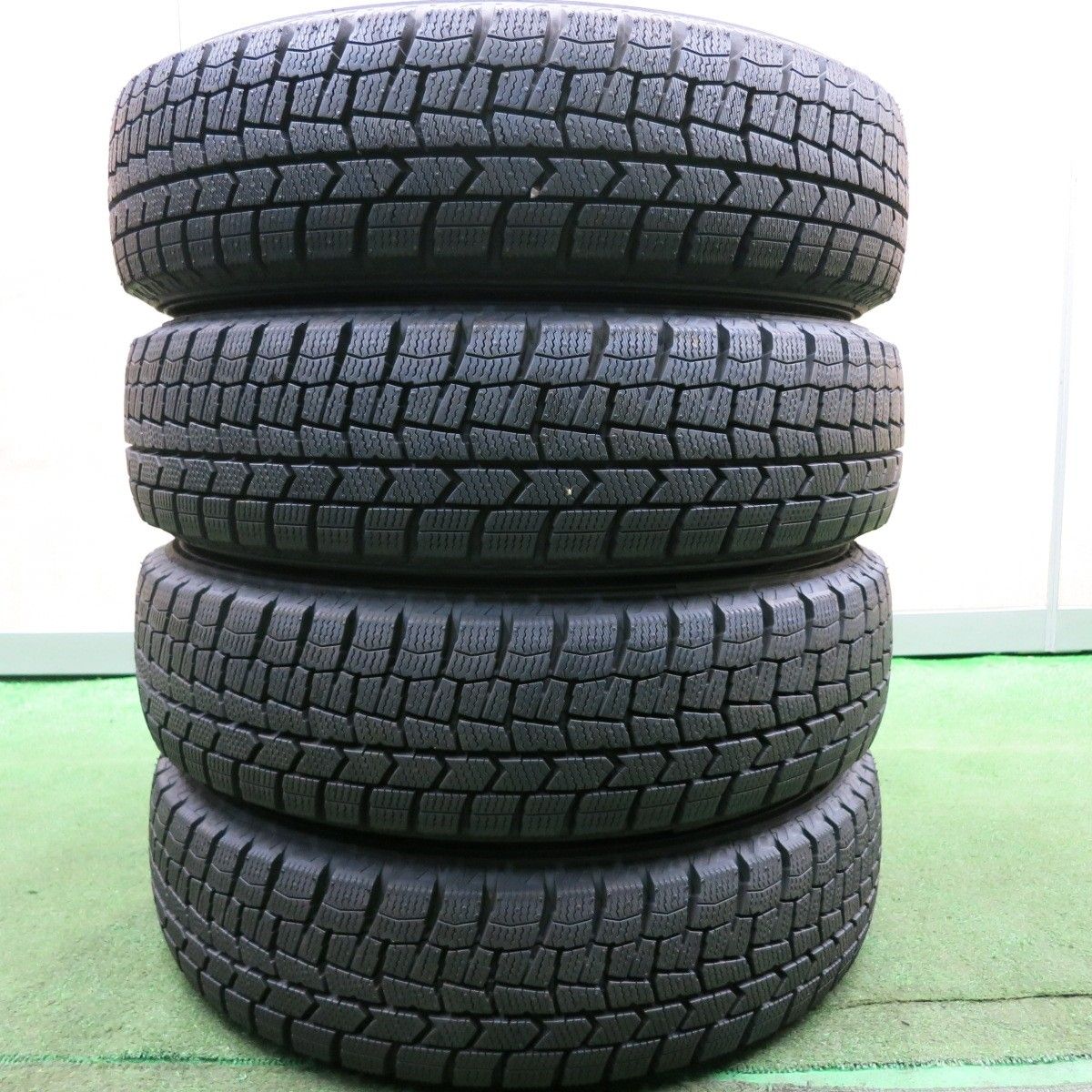 タイヤほぼ未使用！21年☆スタッドレス 155/65R14 ダンロップ 