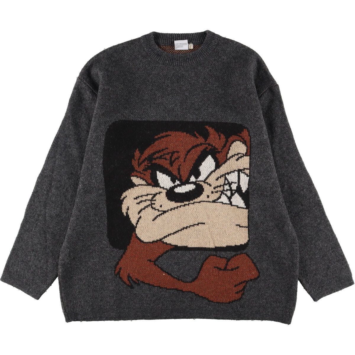 古着 ルーニーテューンズ LOONEY TUNES タズマニアンデビル ニット 