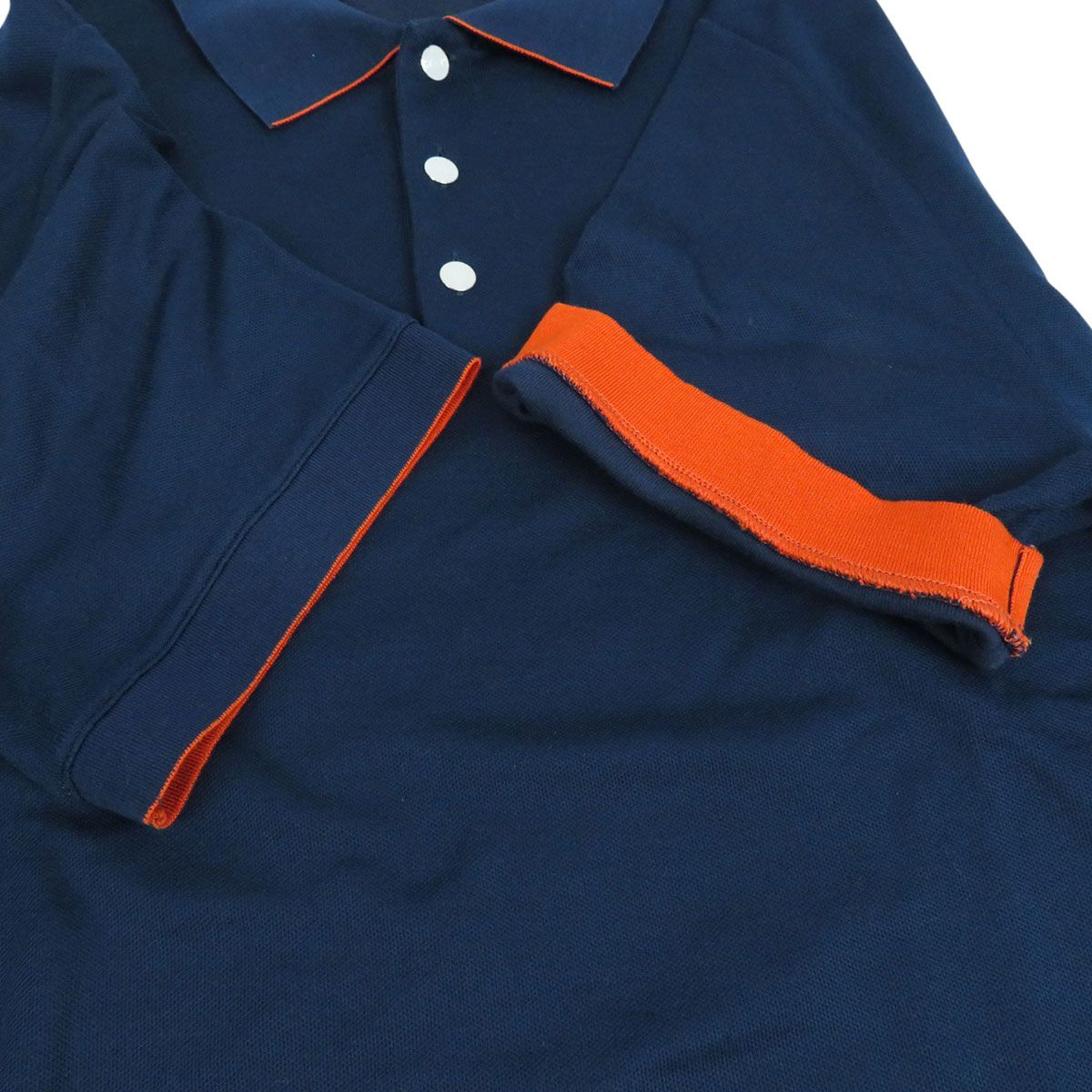 エルメス　セリエ ボタンネイビー 長袖ポロシャツ XL 42位 エルメス セリエ ボタンネイビー 長袖ポロシャツ XL 42位