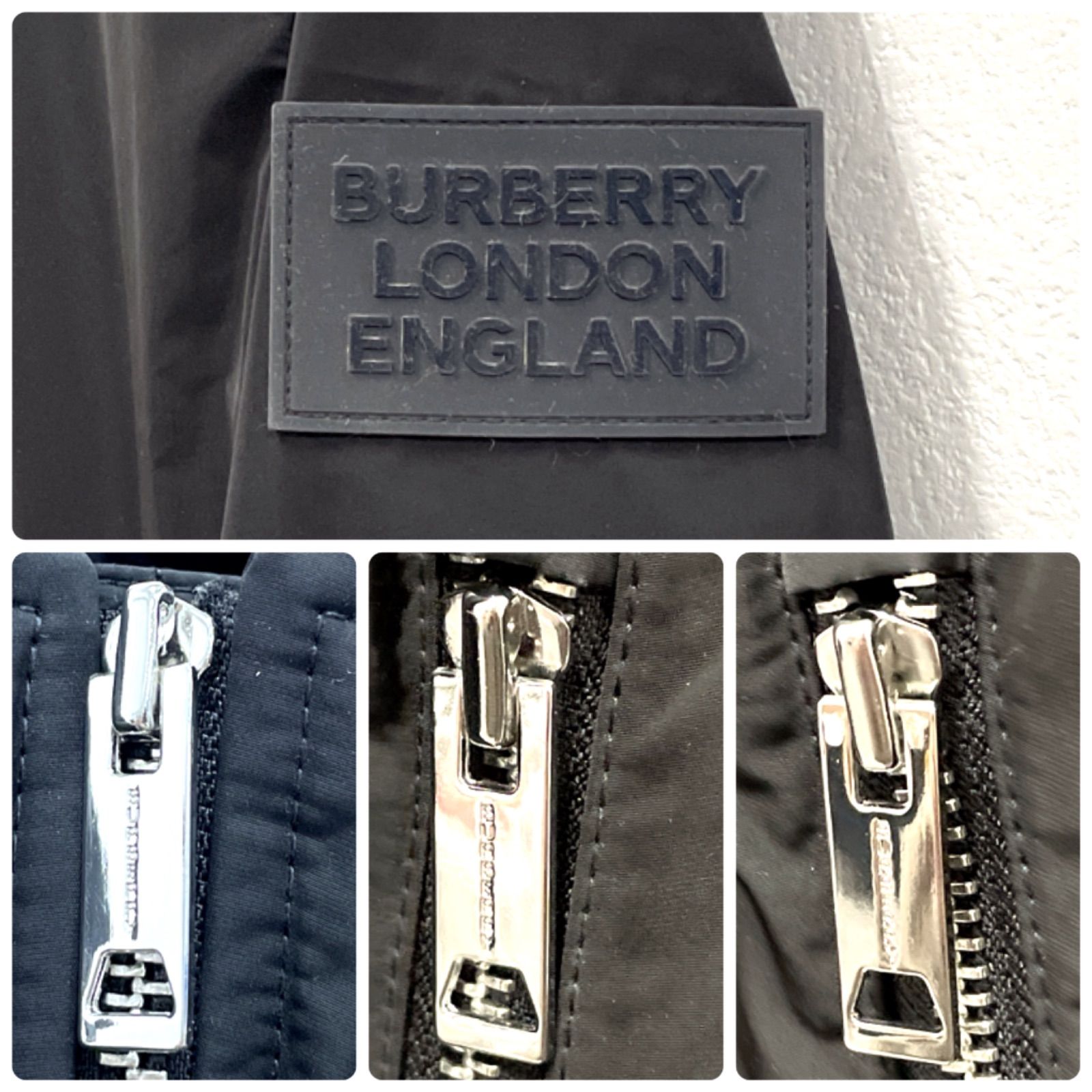 Burberry バーバリー ナイロン ジャケット フロントWファスナー