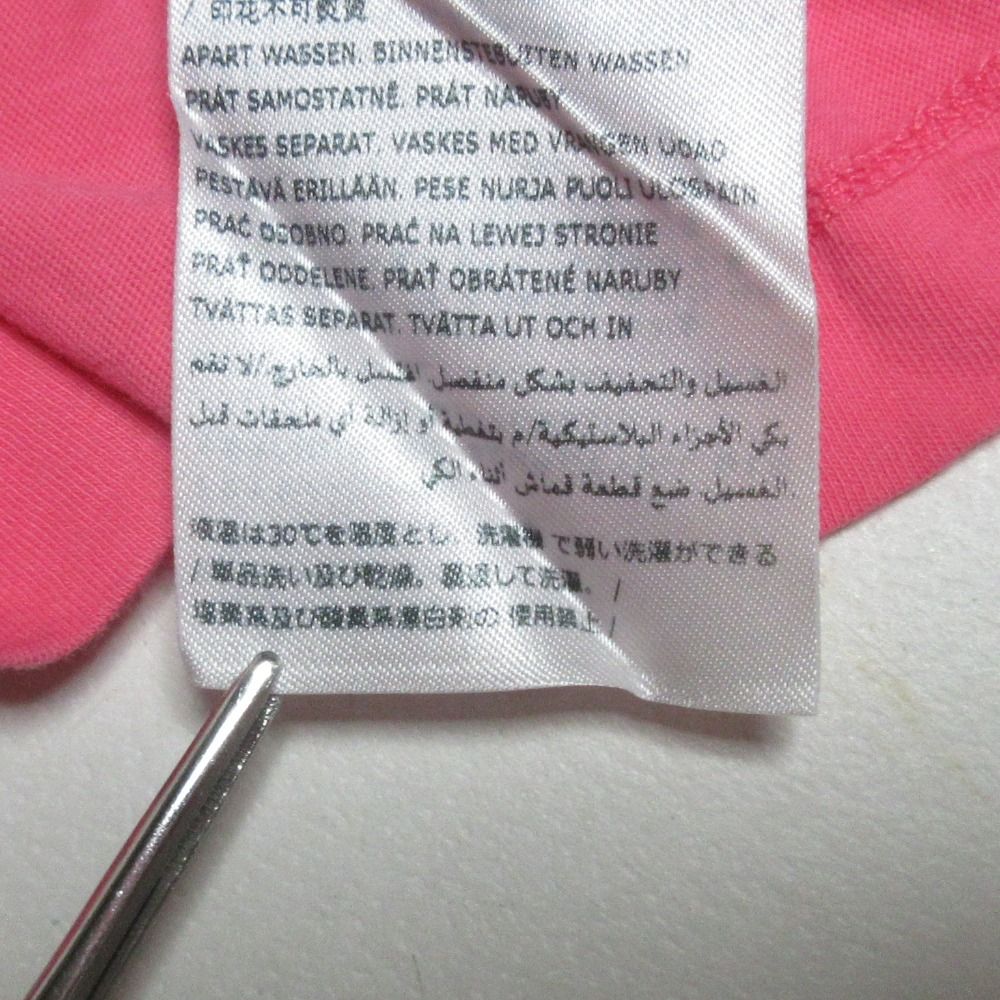 DSQUARED2 - 美品 23SS DSQUARED2 ディースクエアード ロゴプリント 半袖 クルーネック Tシャツ カットソー S ピンク レディース 古着 中古 USED 美品 23SS DSQUARED2 ディースクエアード ロゴプリント 半袖