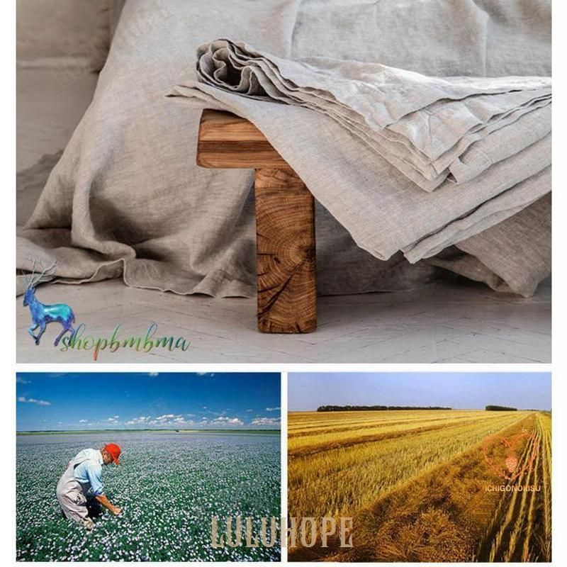 リネン フラットシーツ ピュアリネン 240cm×200cm マルチカバー 丸洗いOK