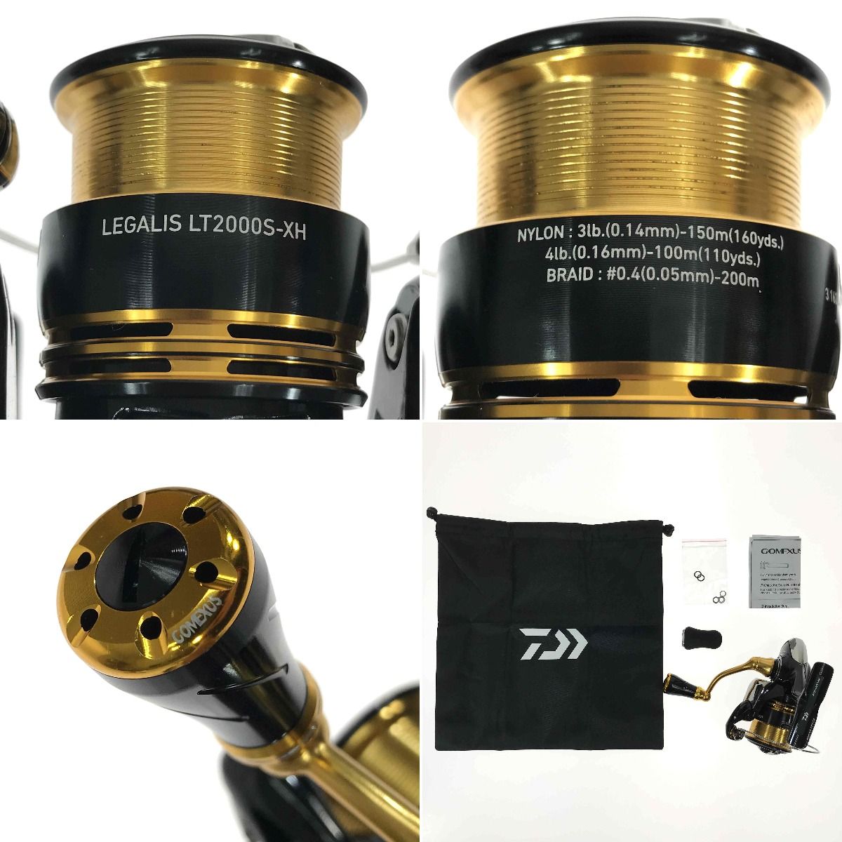 ##DAIWA ダイワ 23レガリス LT2000S-XH 162640 ゴメクサスハンドルノブ付き