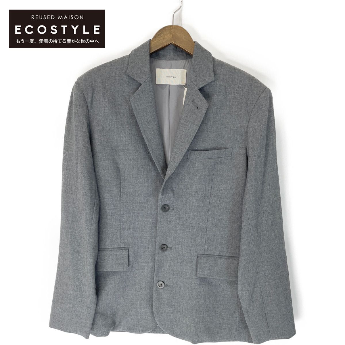 TODAYFUL Heather Over Jacket チャコールグレー 36 TODAYFUL Heather Over Jacket チャコールグレー 36 - メルカリ