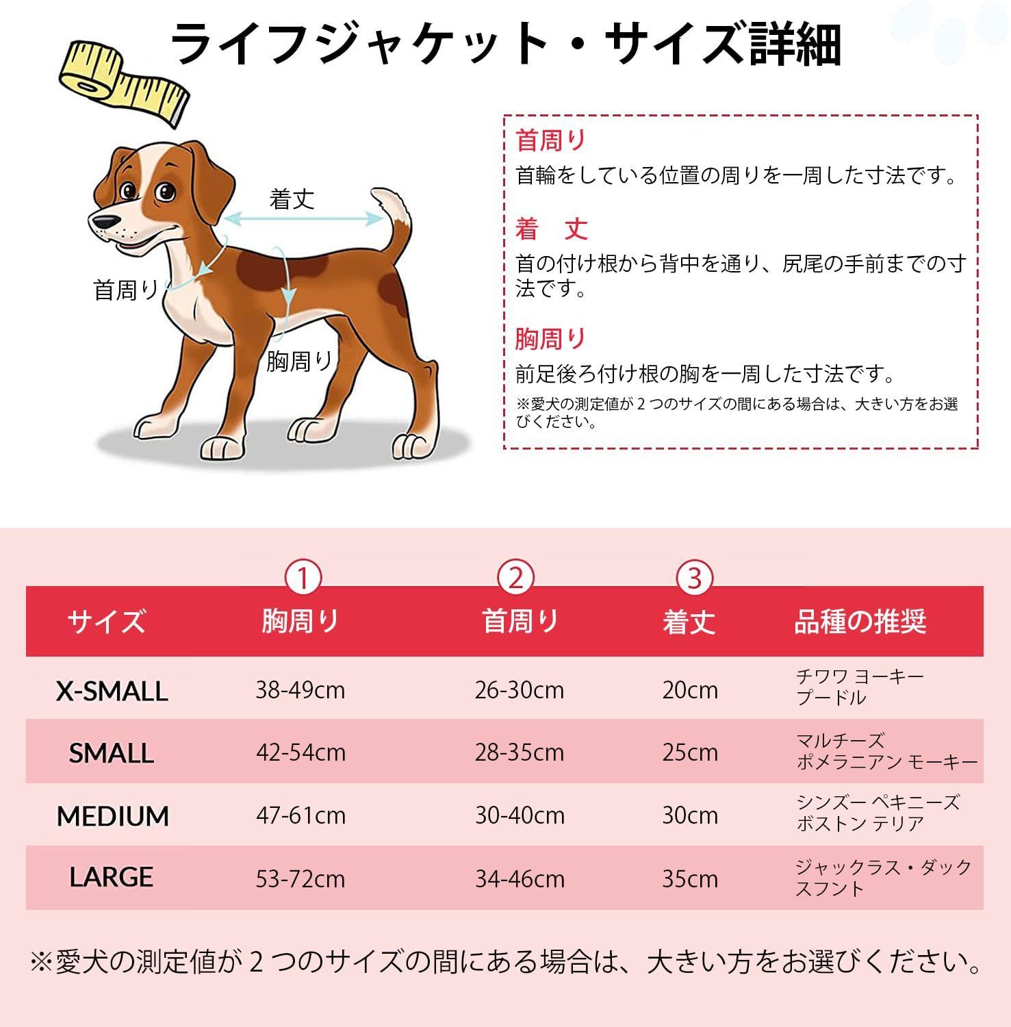 特価セール】救命胴衣 ライフジャケット 小型 中型 犬 セーフティ