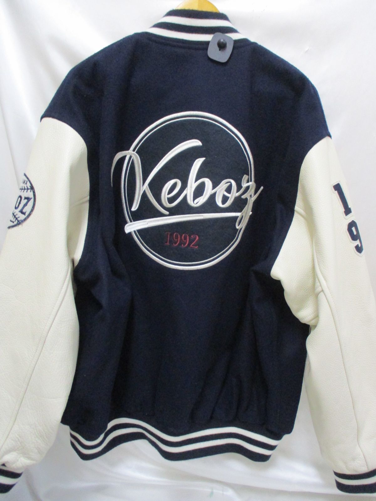三沢併売】ケボズ KEBOZ MELTON & LEATHER VARSITY JACKET 三沢併売】ケボズ KEBOZ MELTON & LEATHER VARSITY JACKET