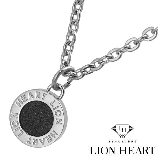 新品 ライオンハート LION HEART ネックレス/ペンダント メンズ ステンレス製 ブラックIP 04N126SM 【正規品】