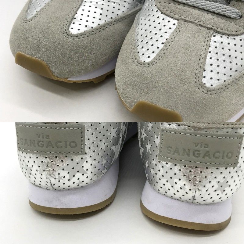 SANGACIO MOM SILVER STAR スニーカー にゅーず ローカット
