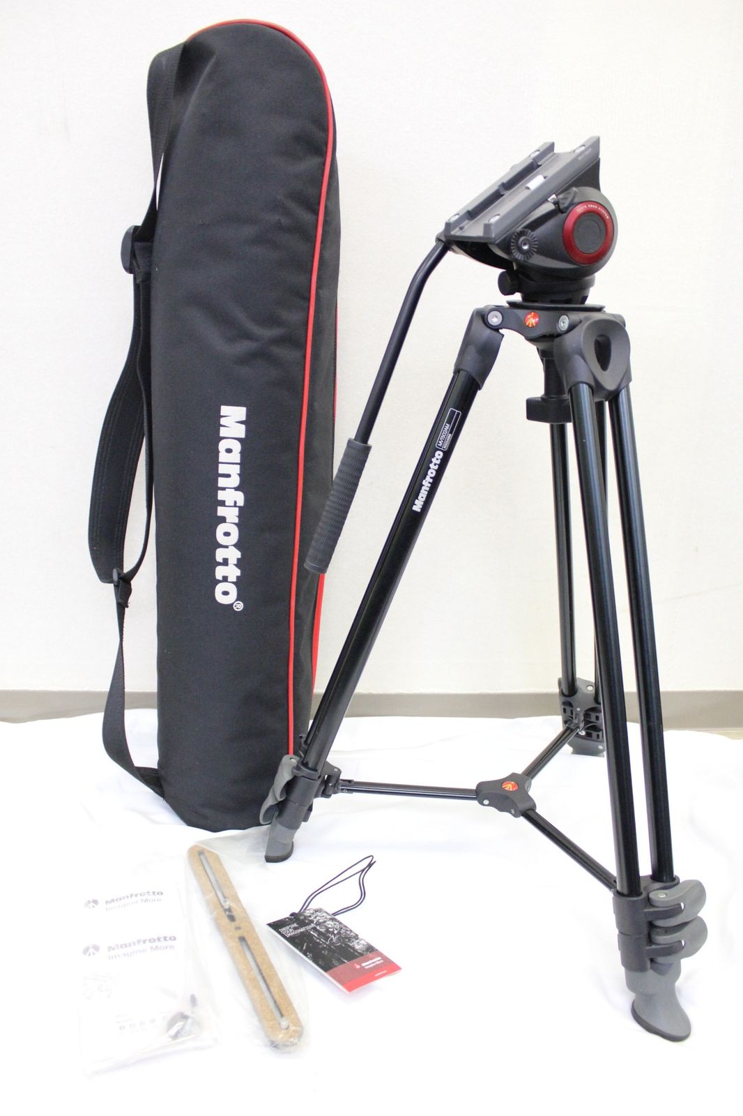 返品保証 マンフロット Manfrotto MVT502AM BRIDGING 雲台 ソフトケース付き 三脚 M5358