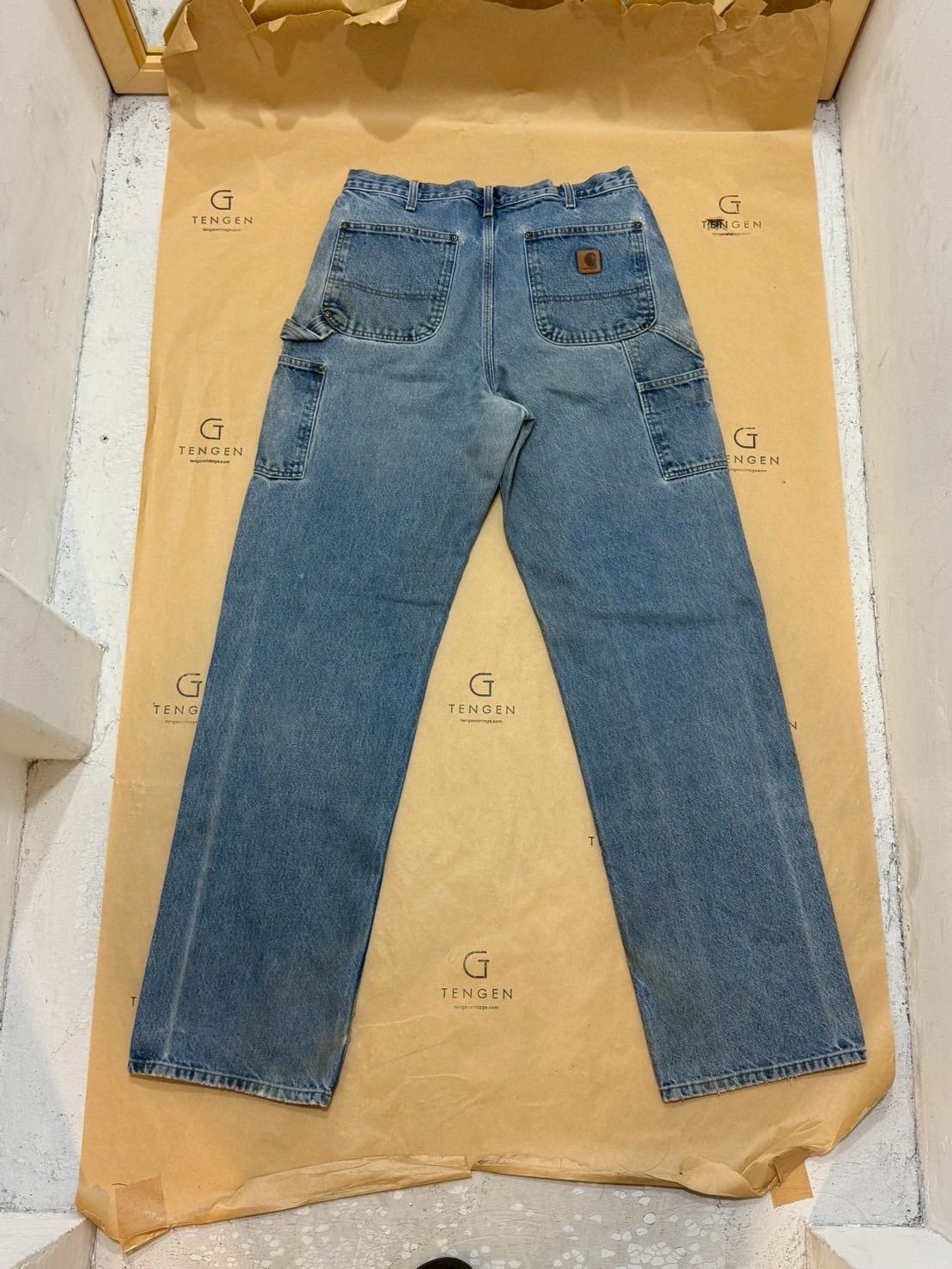 カーハート　ダブルニー　B07DNM W34 デニム Carhartt Carhartt（カーハート） Double Front Denim Loger