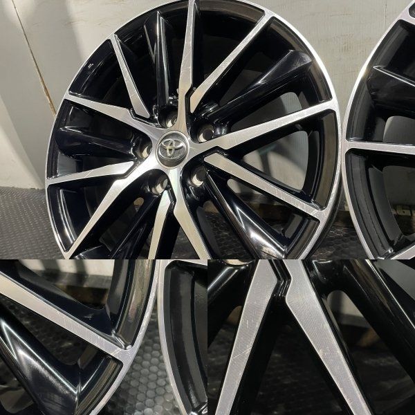 100％品質保証 TOYOTA トヨタ 70系カリム Gレザーパッケージ 純正ホイール 18インチ 4本 8J5HPCD114.3 50 空気圧センサー付 MHB575 開封のみ