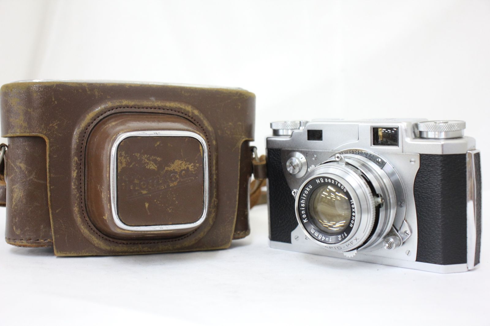 返品保証 コニカ KONICA II A Hexanon 48mm F2 ケース付き レンジファインダー カメラ e2655