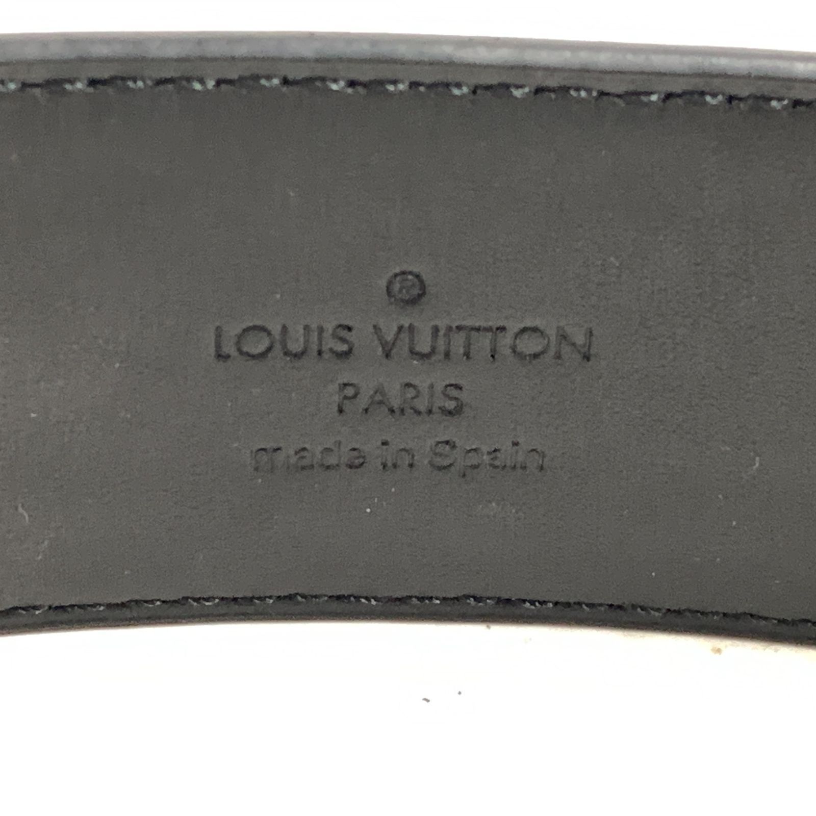 f001 B 美品 LOUIS VUITTON ベルト モノグラム エクリプス