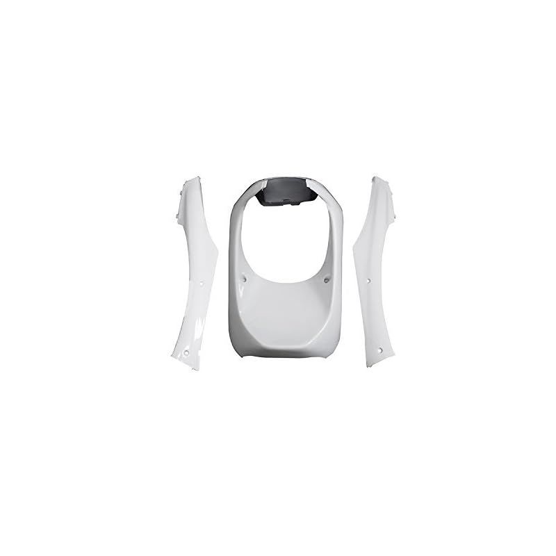 バイクパーツセンター(Bike Parts Center) インナーモール 3点セット 内装 ホワイト 白 塗装済み ホンダ ライブDio/ZX AF34/AF35 全年式