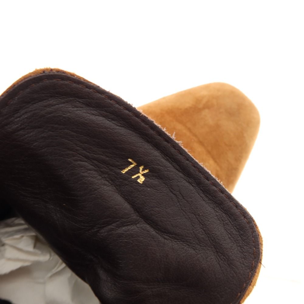 中古】フェランテ FERRANTE スエード チャッカブーツ ライトブラウン