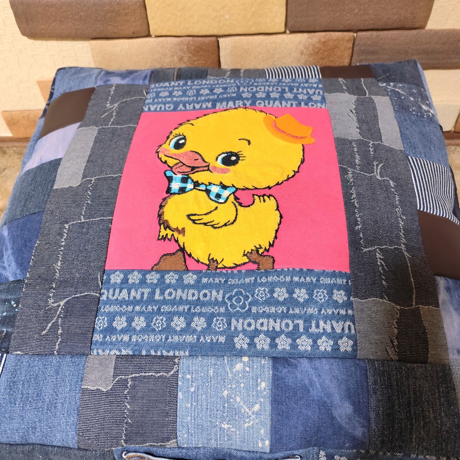 ハンドメイドペットベッド ペットクッション56×56ドッグベッド