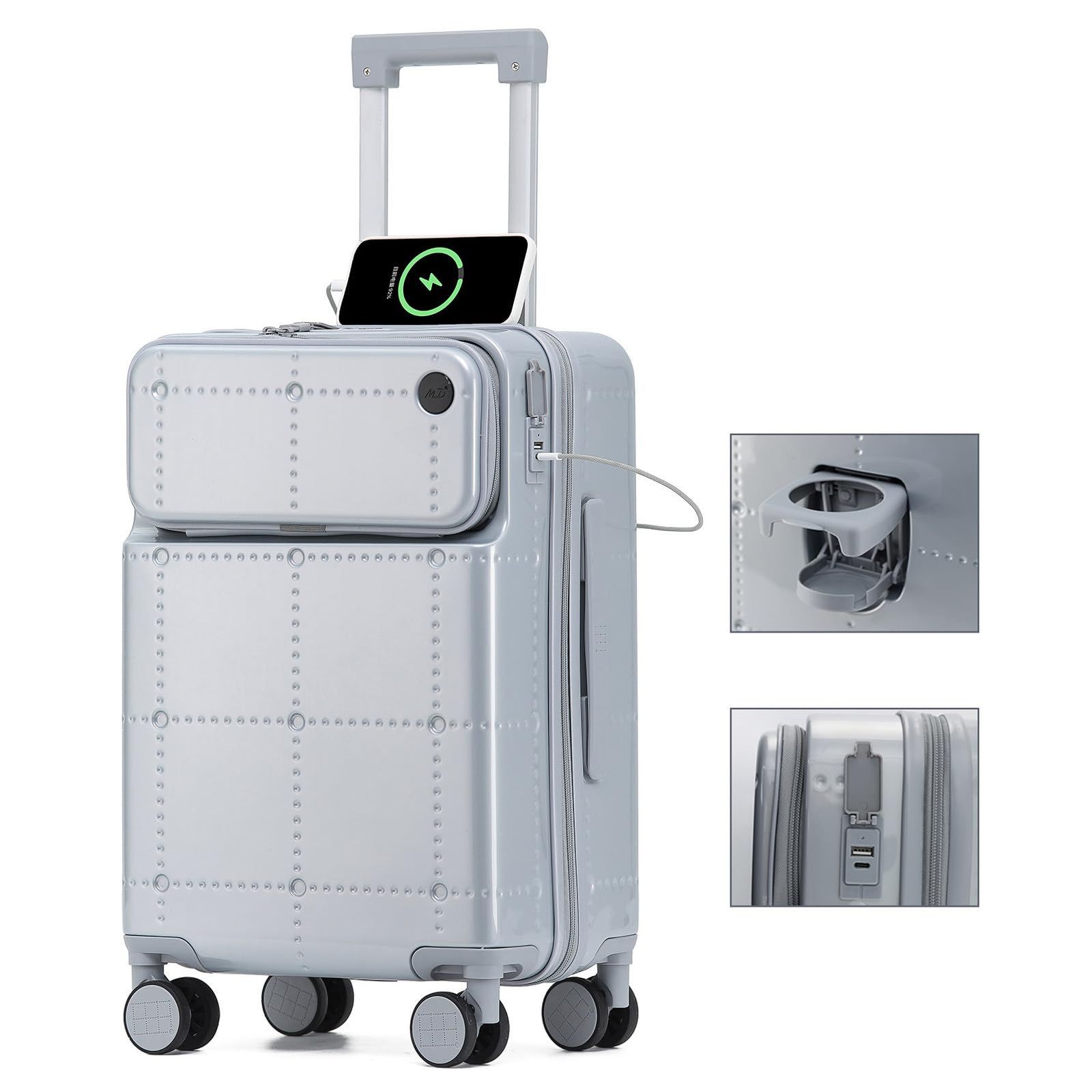 Amazon | Roam.Cove NEW トップオープン スーツケース 機内持込