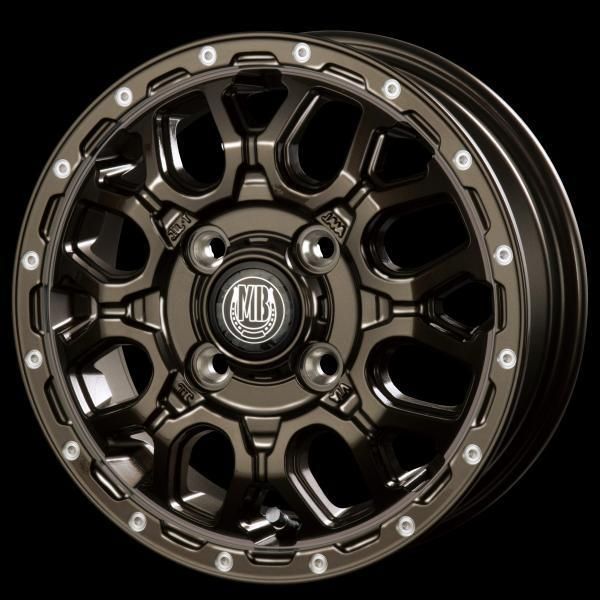 続々入荷中！ 12インチアルミホイール 4本セット 軽トラ 軽バン 個人宅配送不可 MUD BAHN XR-800M GBR PP グロスブロンズ ピアスポリッシュ 12-4.0 12-4.00B 情報が満載。