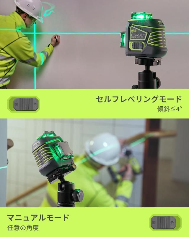 3D 墨出しレーザーセルフレベリング