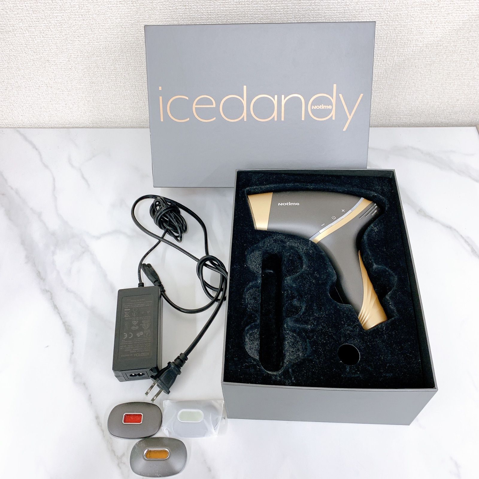 ＆【動作確認済み】Notime icedandy 家庭用光美容器 アイスダンディ 