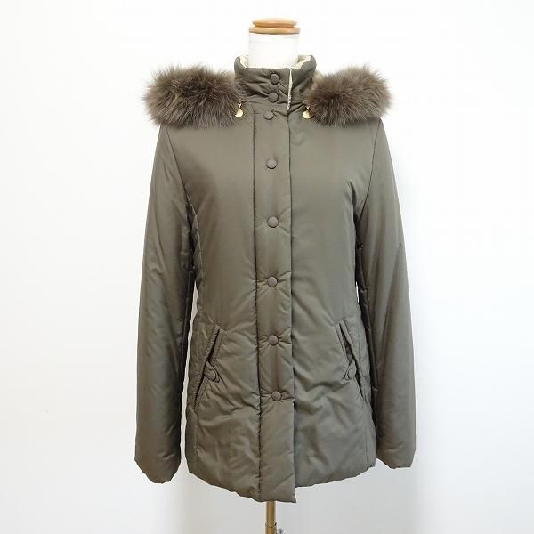 9万円】INGEBORG アンゴラウール ブルーフォックスファー コート 9万円