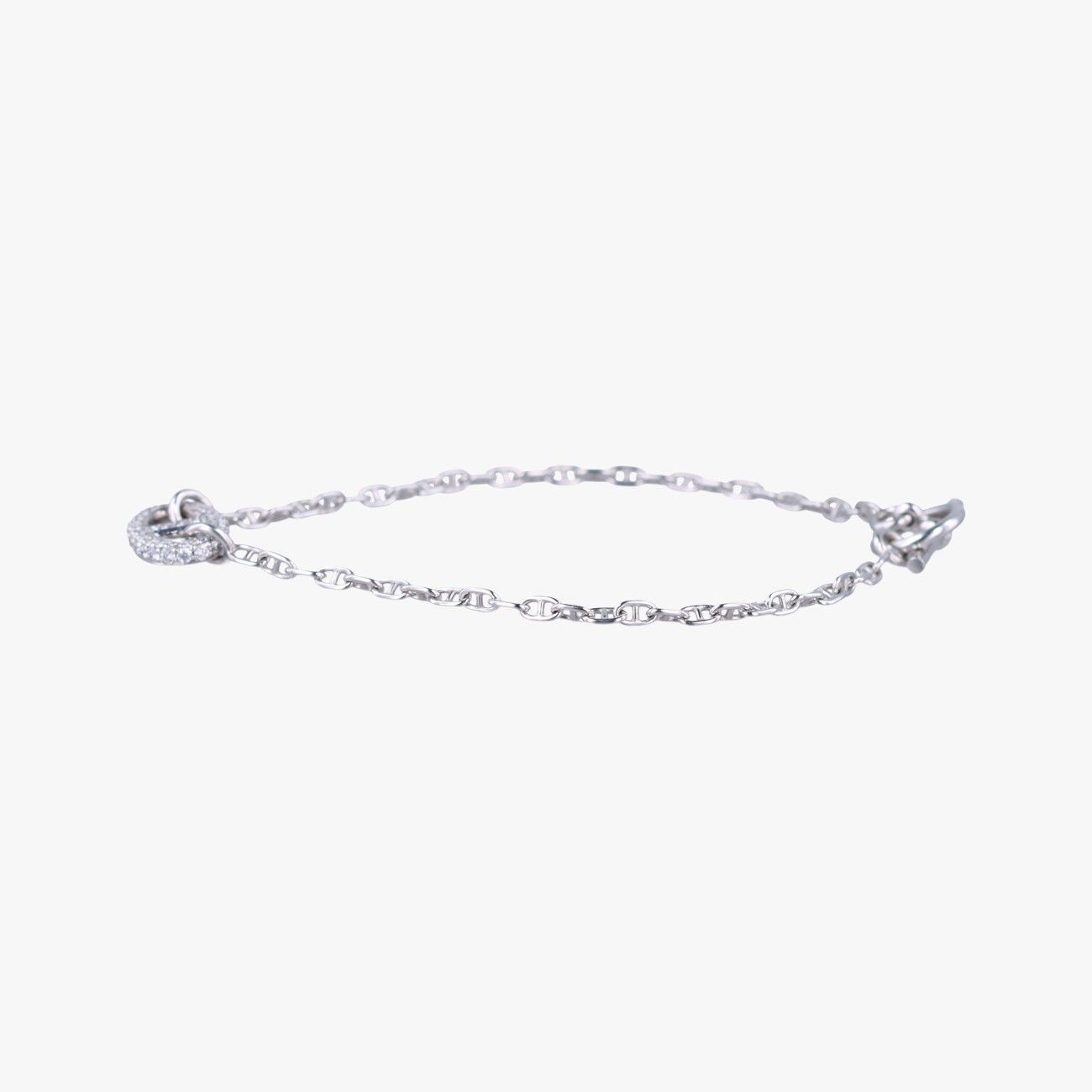 エルメスHermesニューファランドール ブレスレットシルバーAg92522G406301