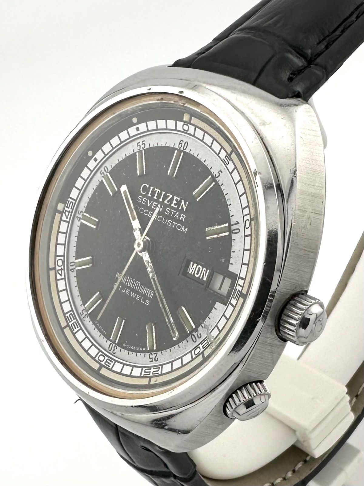 CITIZEN 4-521315 Y セブンスター サッカーカスタム OH済み 自動巻き