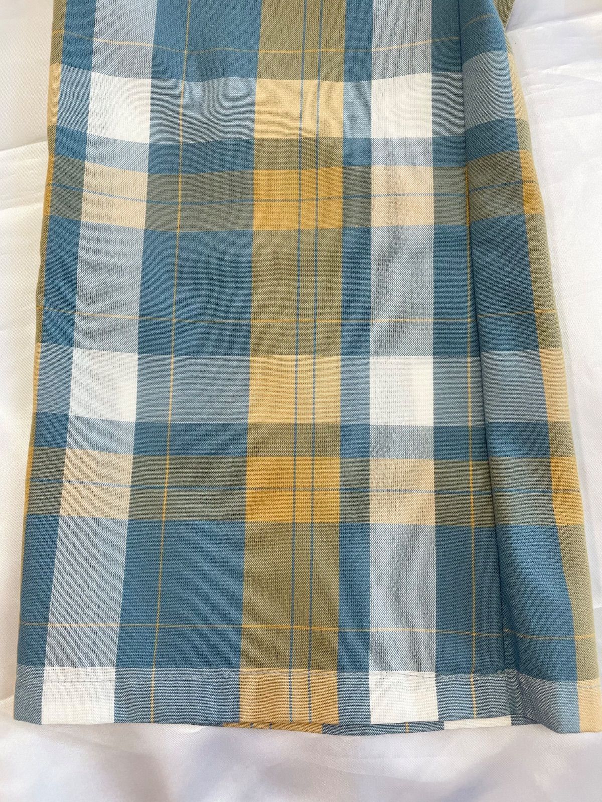 【新品】 poppy チェックフレアパンツ(blue×yellow) poppy チェックフレアパンツ(blue×yellow) Lサイズ - メルカリ