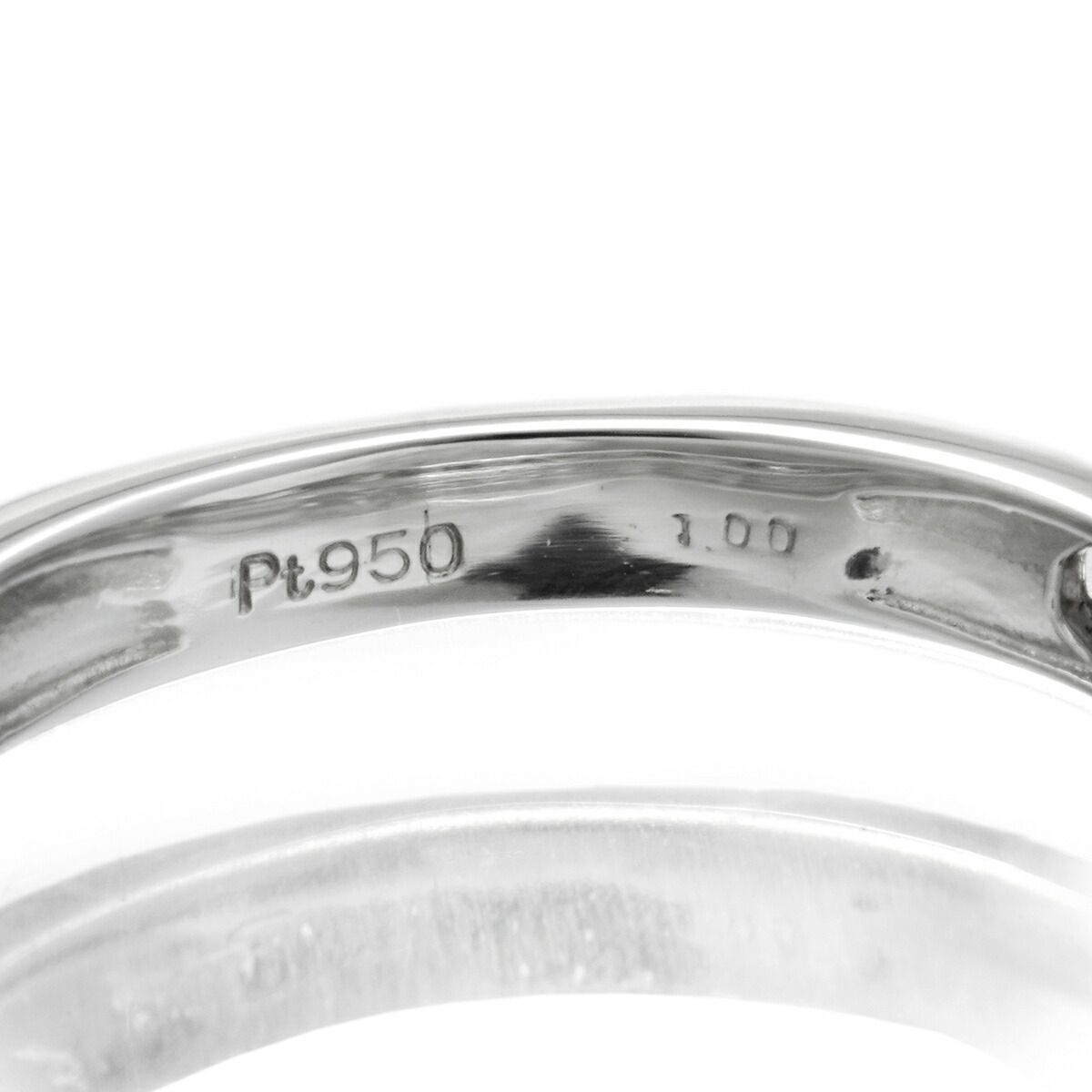 ハーフエタニティリング 指輪 ブラウンダイヤモンド 1.0ct Pt950 13号 