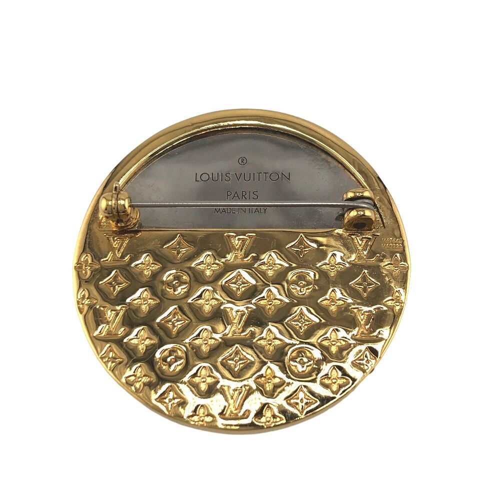 美品】LOUIS VUITTON ブローチ アロー トリプルV ゴールド